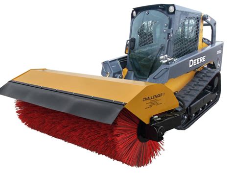 john deere skid steer sweeper attachment|skid steer sweeper attachment price.